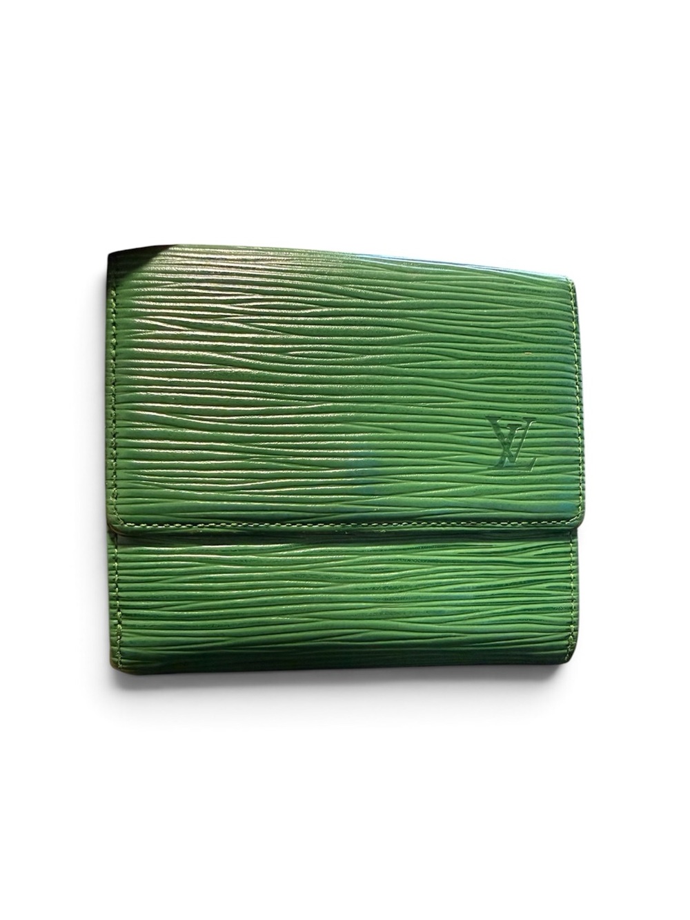 Louis Vuitton Green Epi Elise Wallet
